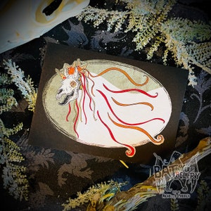 Mari Lwyd Art Print