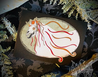 Mari Lwyd Art Print