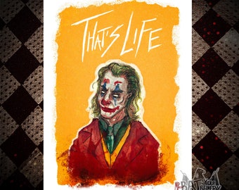 Joker "That's Life" Fine Art Print