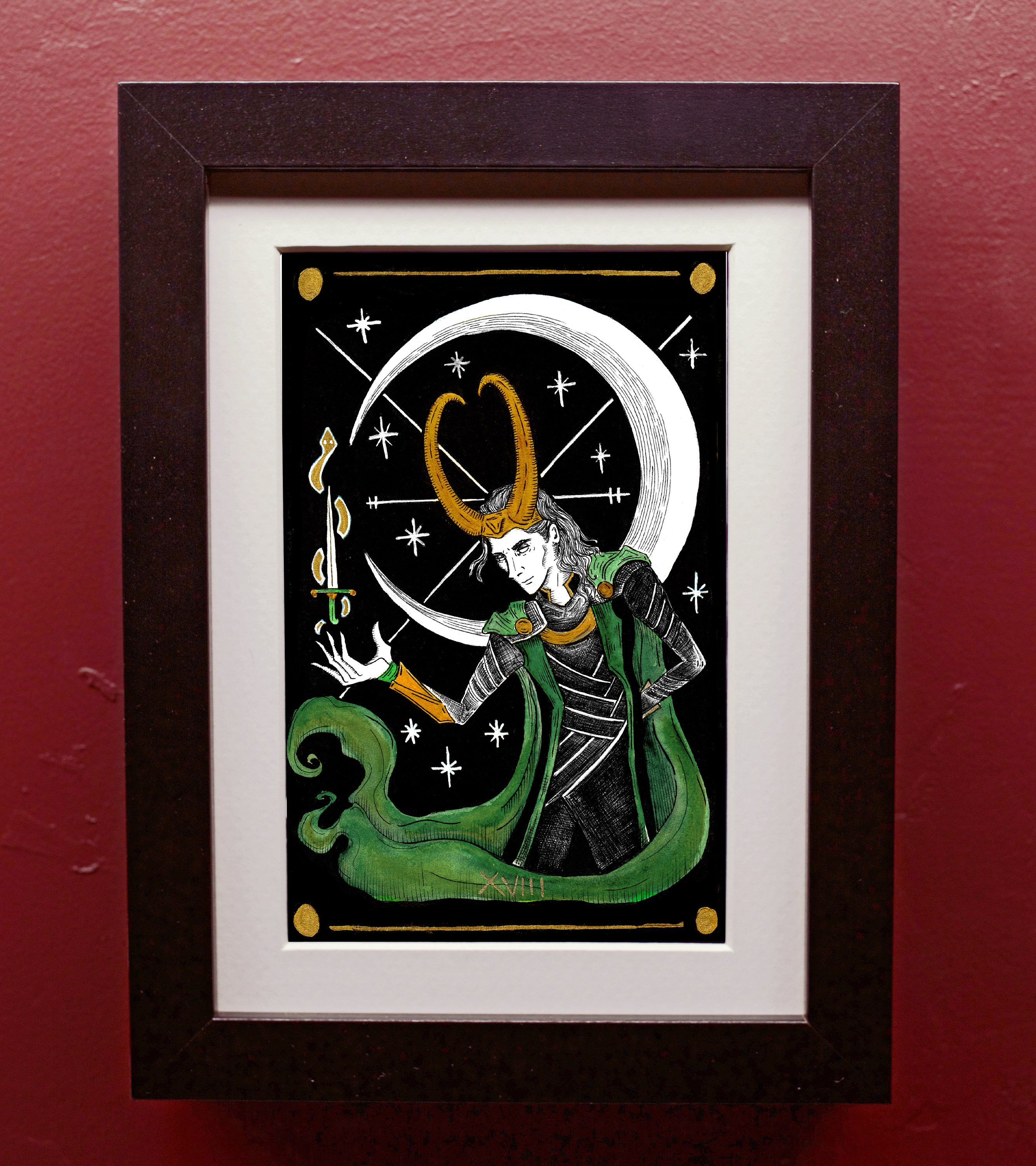 Loki Moon Tarot Art Print Etsy Singapore