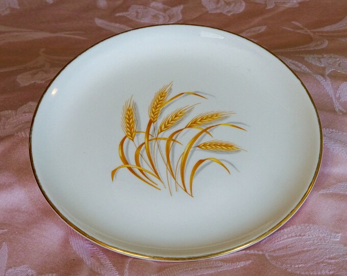 Golden Wheat 22K Gold Trim Dishes Etsy