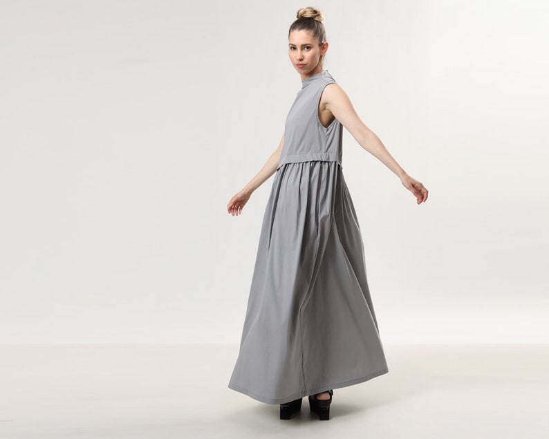 light grey summer dress