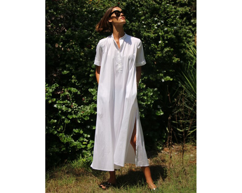 White Maxi Dress Beach Kaftan Dress Plus Size Wedding Dress Kaftan Dress Beach Cover Up Dress Wedding Dress Alternative Caftan Dress
