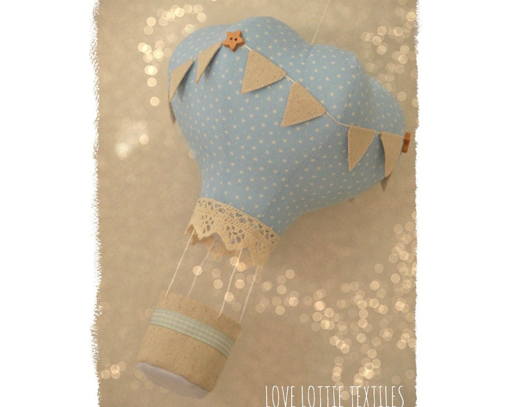 Crib Mobile Hot Air Balloon Decoration Hot Air Balloon Etsy