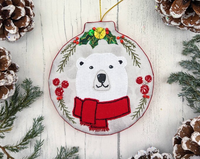 Christmas Bear bauble