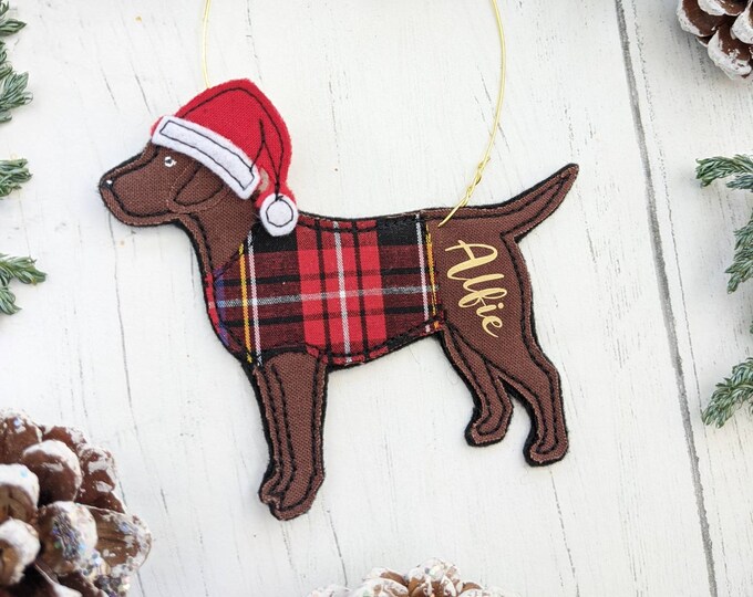 labrador tree decoration, chocolate lab, Labrador decoration, Labrador decor, tree decoration, pet decor, Christmas pet decor