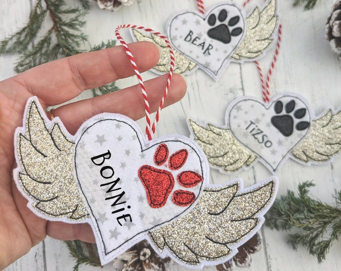 Pet memorial tree decoration, pet remembrance gift, gifts for pet owners