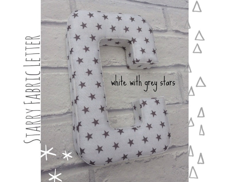 Nursery Decor Wall Letters Nursery Fabric Letters Baby Etsy