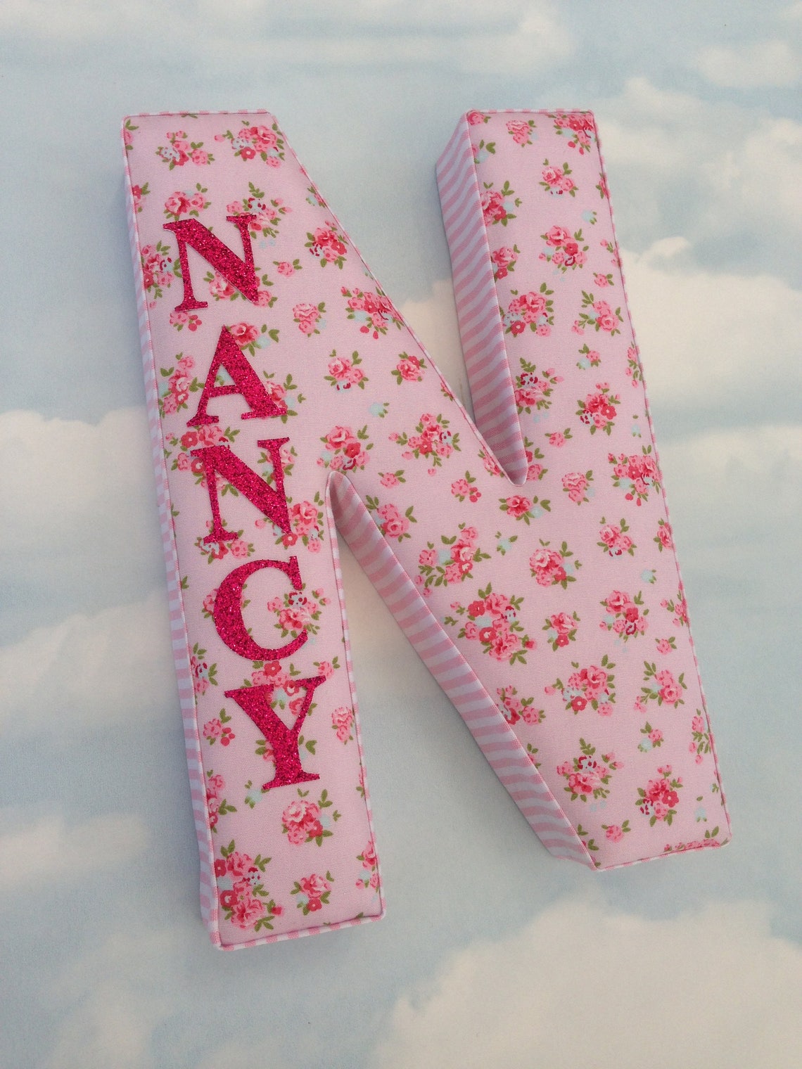 Personalised Letter Personalised gift wall letter fabric Etsy