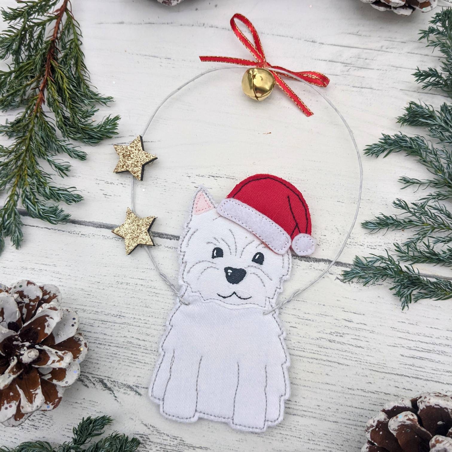 Westie ornaments christmas tree Clearance
