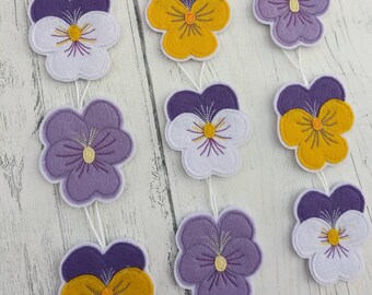 British flower, spring flowers, pansy decoration, pansies, floral decorations, UK flowers, twiggy tree decorations