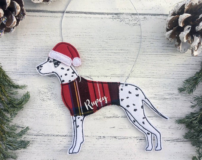 Dalmatian dog, dog decoration, Christmas dog, Dalmatian gift, tree ornament, dalmation decor, dalmation ideas