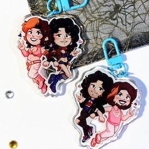 Game Gyaru / Game Grumps Glittery 2.5in Acrylic Charm