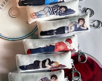 Waterparks 10cm Body Pillow Plush Keychain