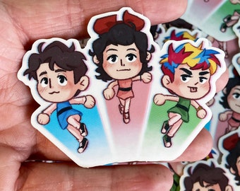 Waterparks Powerparx Boys 3in Clear Sticker