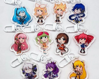 Vocaloid 1.5in Mini Charms