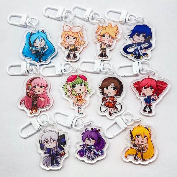 Vocaloid 1.5in Mini Charms