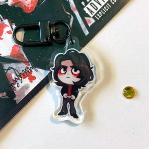 Gerard Way MCR Revenge Mini Charm acrílico de 1,5 pulgadas