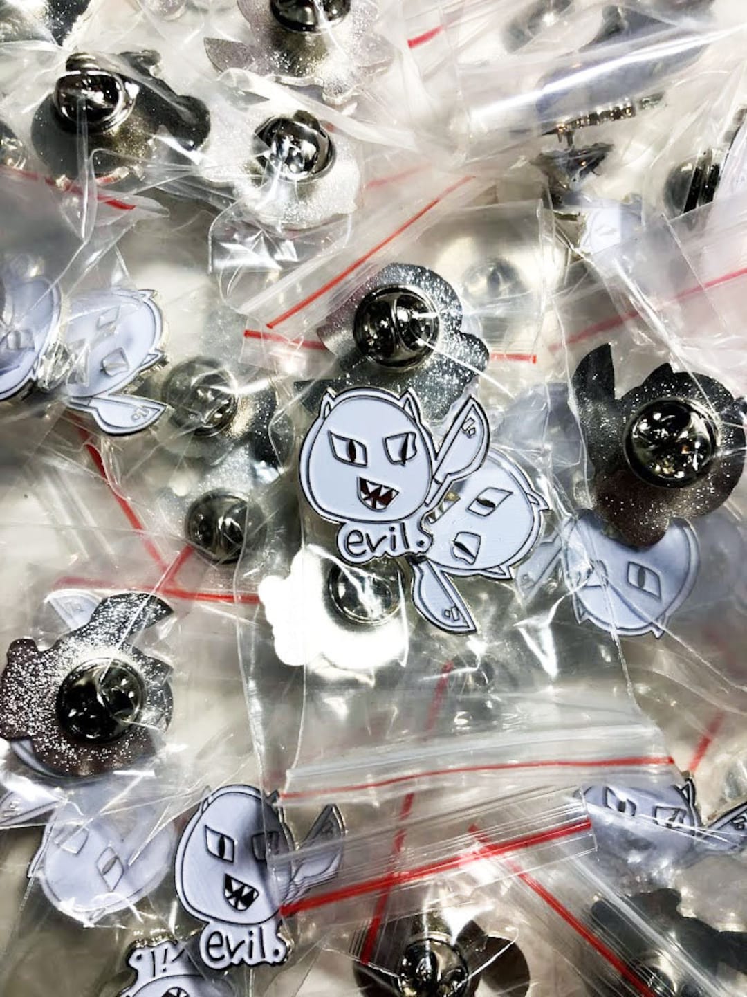 Evil. 25mm Enamel Pin - Etsy
