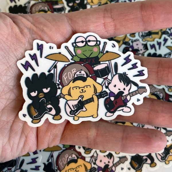 Fall Out Boy San-Style 3in Sticker