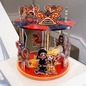 Fall Out Boy America&#39;s Suitehearts Spinning Acrylic Carousel Standee