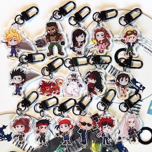 Final Fantasy VII 1.5in Acrylic Charms