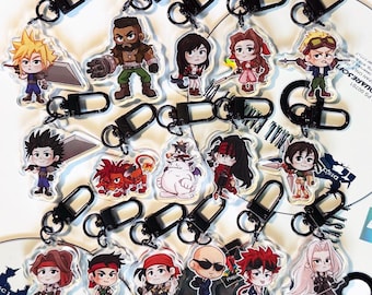 Final Fantasy VII 1.5in Acrylic Charms