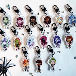 Monster High 1.5in Mini Acrylic Charms