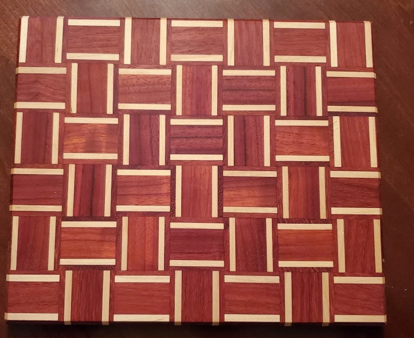 Tigh Basket Weave Cutting Board Etsy