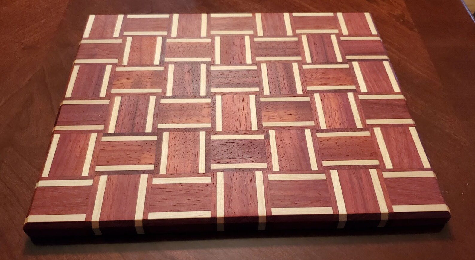 Tigh Basket Weave Cutting Board Etsy
