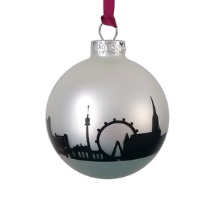 Vienna Christmas Ball, Vienna Ornaments Glass Ball, Holiday Essential Decoration Idea, Seasonal Festive Decor, Delicate Vienna Hostess Gift image 4