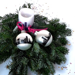 Vienna Christmas Ball, Vienna Ornaments Glass Ball, Holiday Essential Decoration Idea, Seasonal Festive Decor, Delicate Vienna Hostess Gift image 3