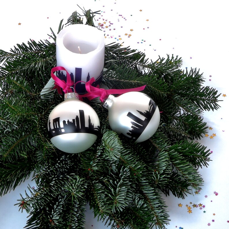 Vienna Christmas Ball, Vienna Ornaments Glass Ball, Holiday Essential Decoration Idea, Seasonal Festive Decor, Delicate Vienna Hostess Gift image 3