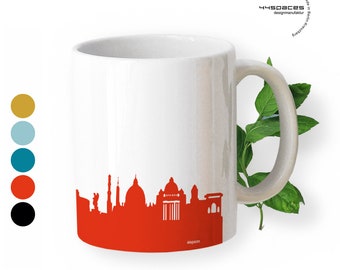 Rom Italien Skyline Kaffeebecher, Perfektes Geburtstagsgeschenk Weihnachtsgeschenk, Hochwertige Keramik Kaffeetasse Büro, Italien Souvenir