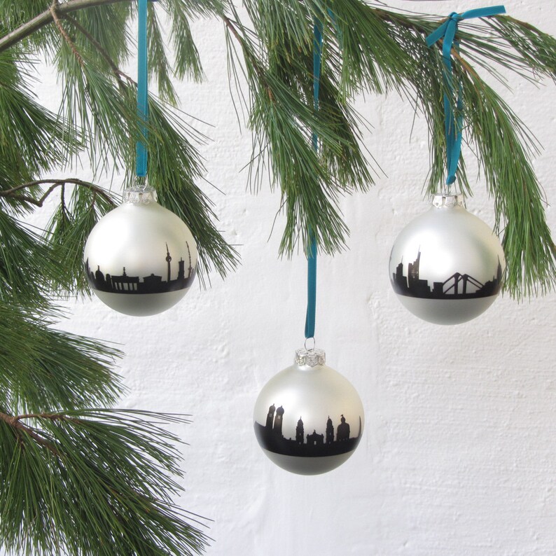 Vienna Christmas Ball, Vienna Ornaments Glass Ball, Holiday Essential Decoration Idea, Seasonal Festive Decor, Delicate Vienna Hostess Gift image 5