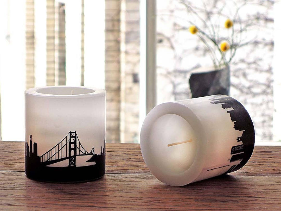 2 SAN FRANCISCO Candle San Francisco Print Home Decor Etsy