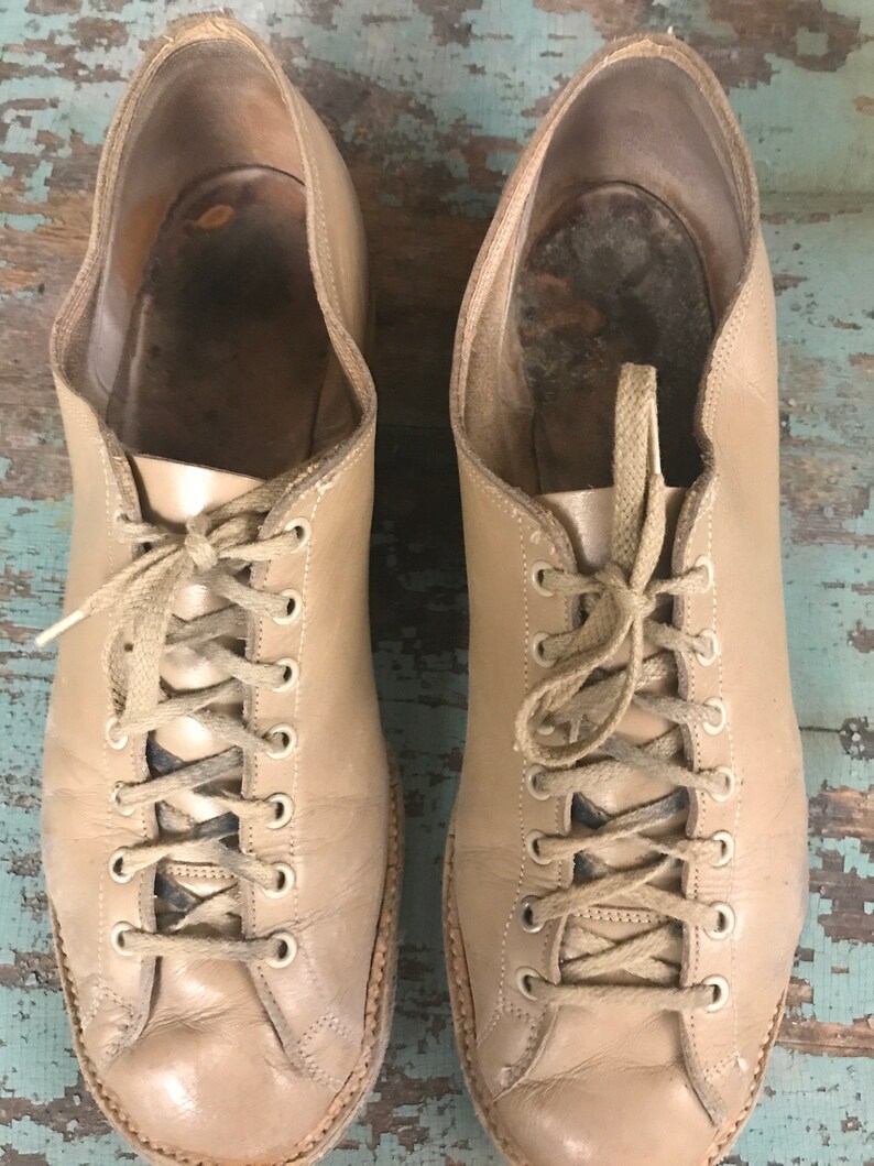 Vintage Bowling Shoes Women's Size 8.5 Old School Leather Etsy