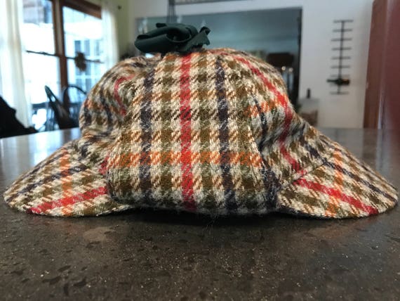 wool plaid hat