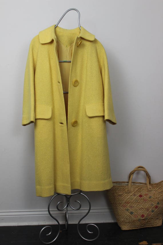 yellow spring coat