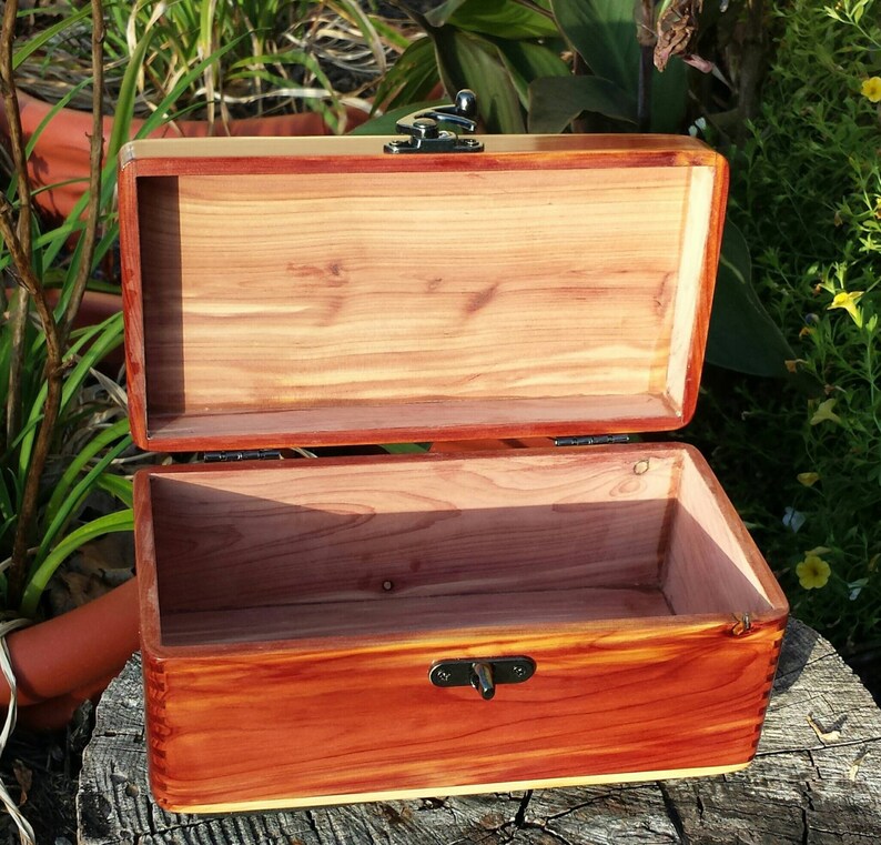 In Stock Aromatic Red Cedar Box for Essential Oil Storage of Etsy