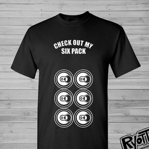 Ryott Designs Sprawdź moją koszulkę Six Pack (RD-Shirts#247)