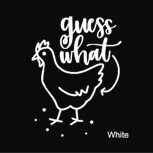 Ryott Designs Guess What? Chicken Butt Vinyl Decal (RD-Decals#049)
