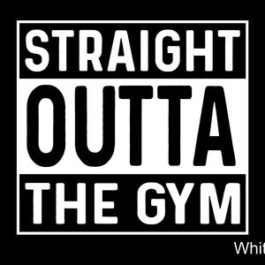 Ryott Designs Straight Outta The Gym Vinyl Decal (RD-Decals#048)