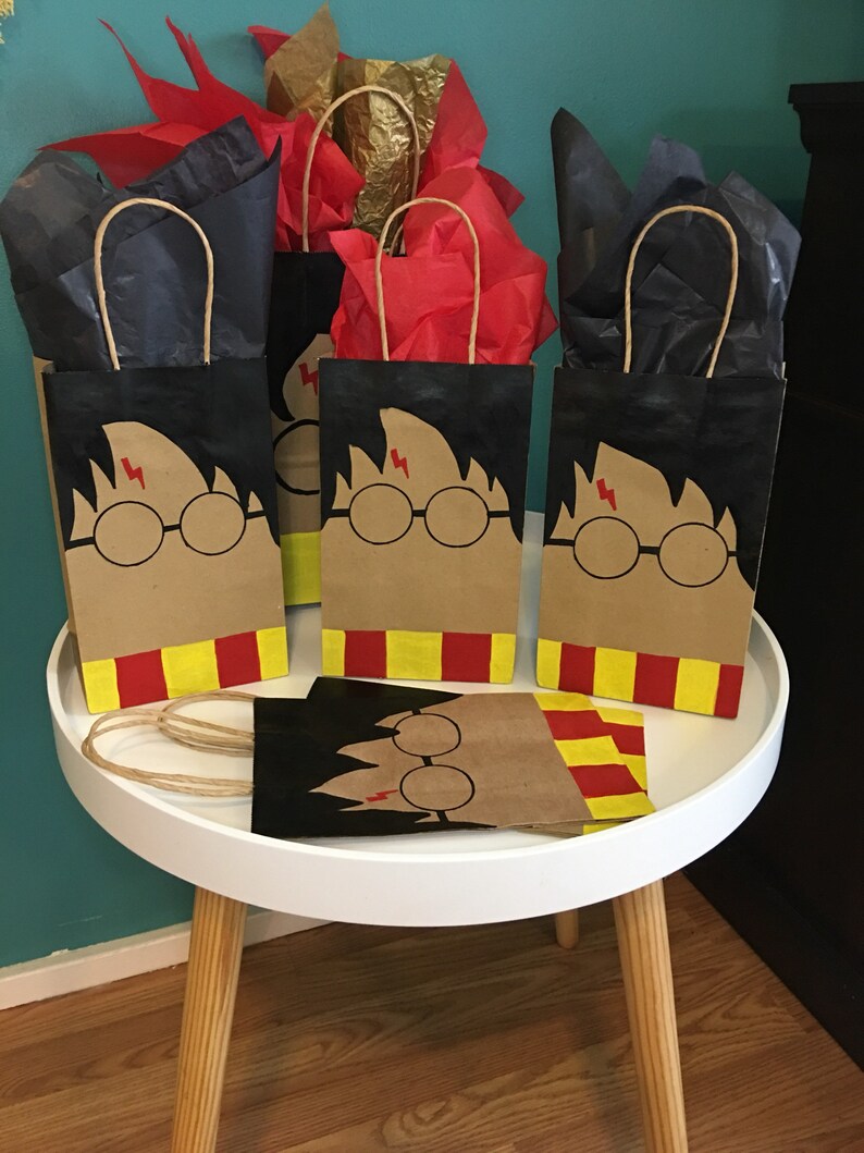 Harry Potter Inspired Gift or Treat Bag Set Etsy