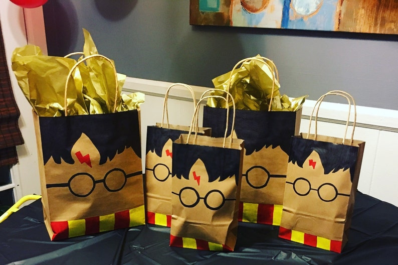 Harry Potter Inspired Gift or Treat Bag Set Etsy