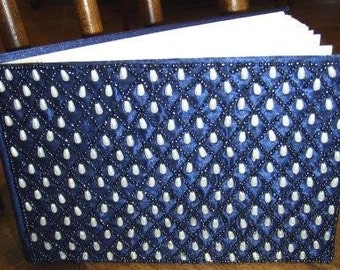 paper supplies ... Royal Blue BEADED SILK JOURNAL ...