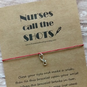 Nurses Gift.Nurse Gift.Nurse Wish Bracelet.Wish Bracelet.Nurses Wish Bracelet.Nurse Week Gift.Nurse.RN Gift.Gift For Nurse.Nurses Week Gift