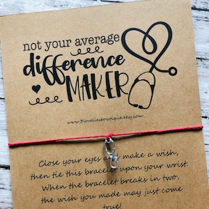 Healthcare Worker Gift.Nurse Gift.Nurse Wish Bracelet.Wish Bracelet.Nurse Wish Bracelet.Nurse Week Gift.Gift For Nurse.Medical Worker Gift