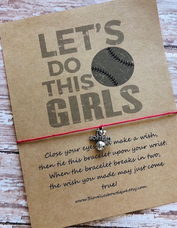 Softball Wish Team Wish Gift