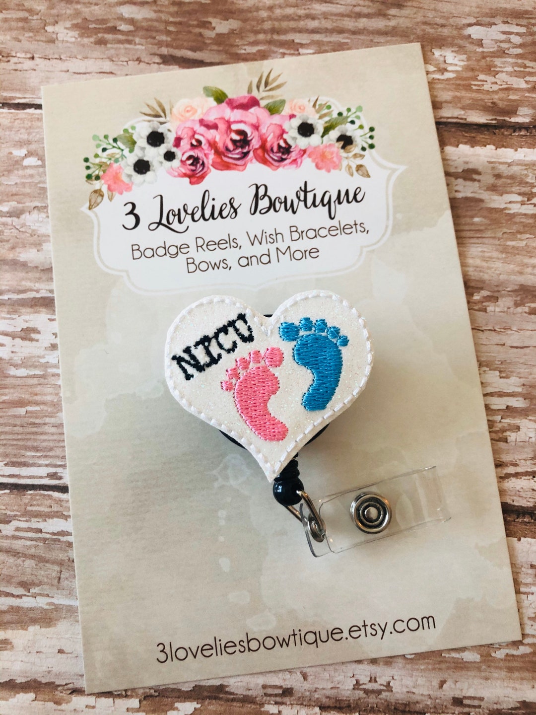 Nicu Nurse Badge Reel.ID Badge.Nicu Badge Holder.Badge Reel.Nurse Badge